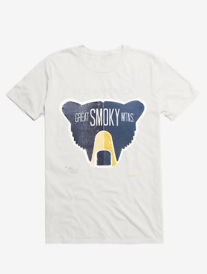 great smoky mountains t shirt